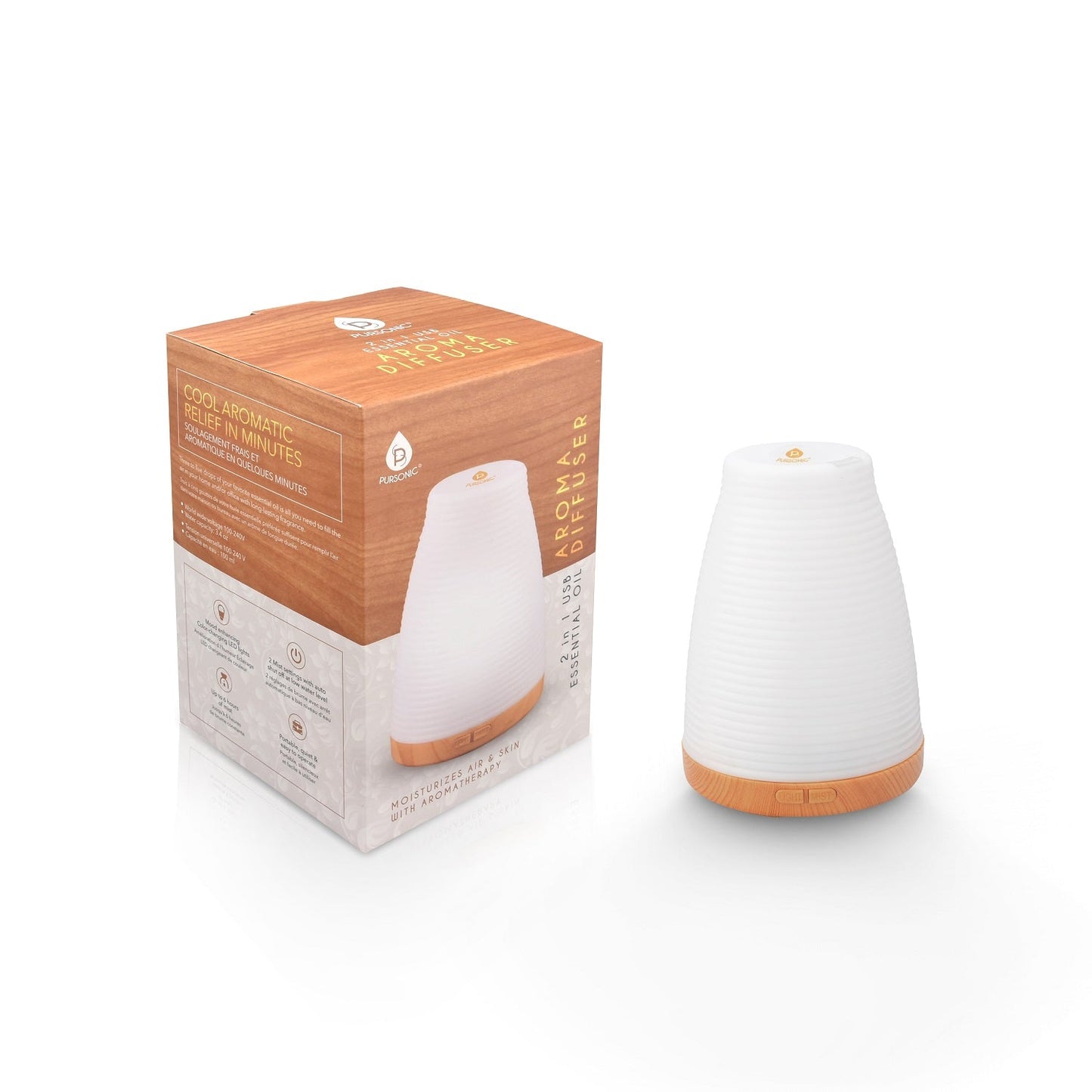 2 - in - 1 USB Essential oil Aroma Diffuser - Anna's Shop