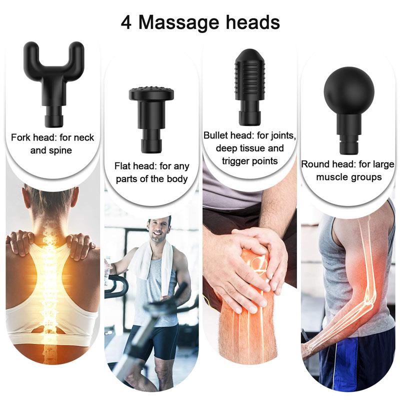 30 Speeds Premium 6 Heads Handheld Massager - Anna's Shop