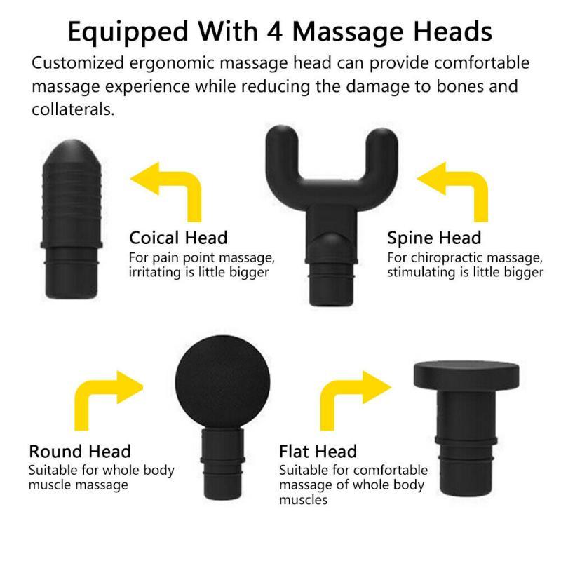 30 Speeds Premium 6 Heads Handheld Massager - Anna's Shop