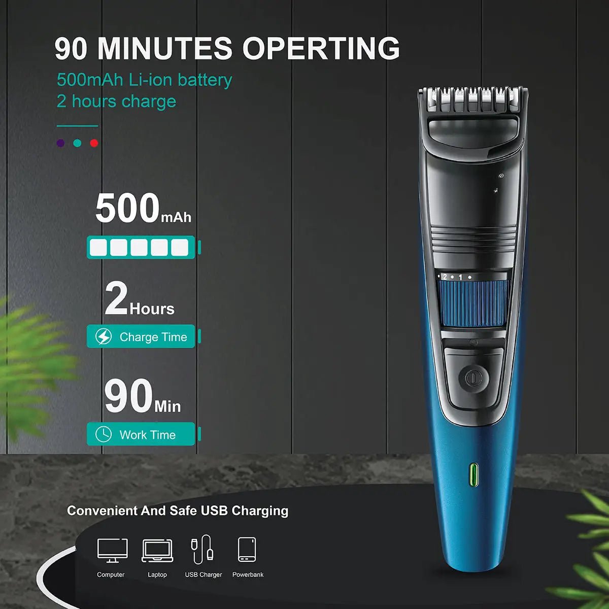 Adjustable Hair Cutting Trimmer Professional Rechargeable Hair - Anna's Shop