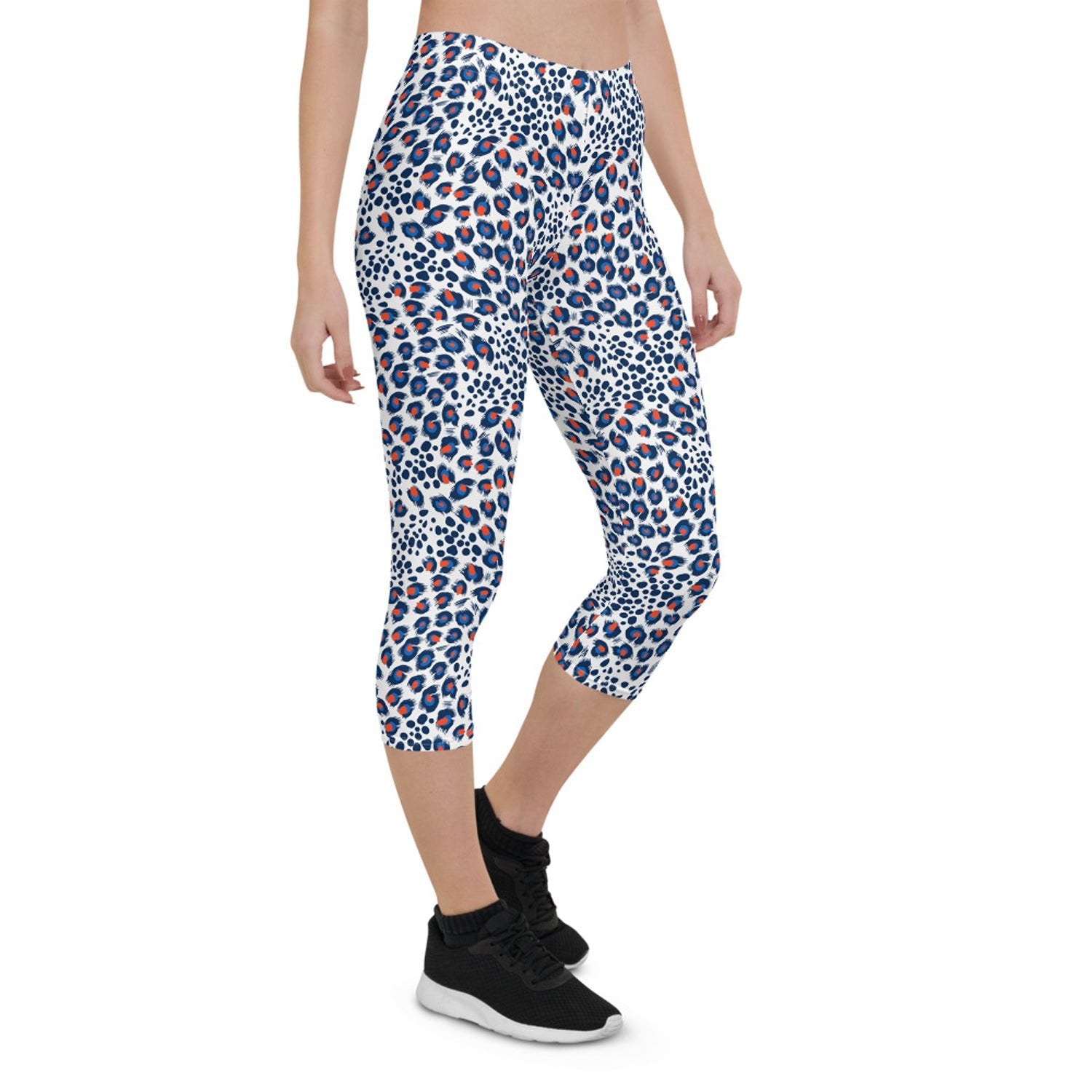 Animal Spots Capri Leggings for Women - Anna's Shop