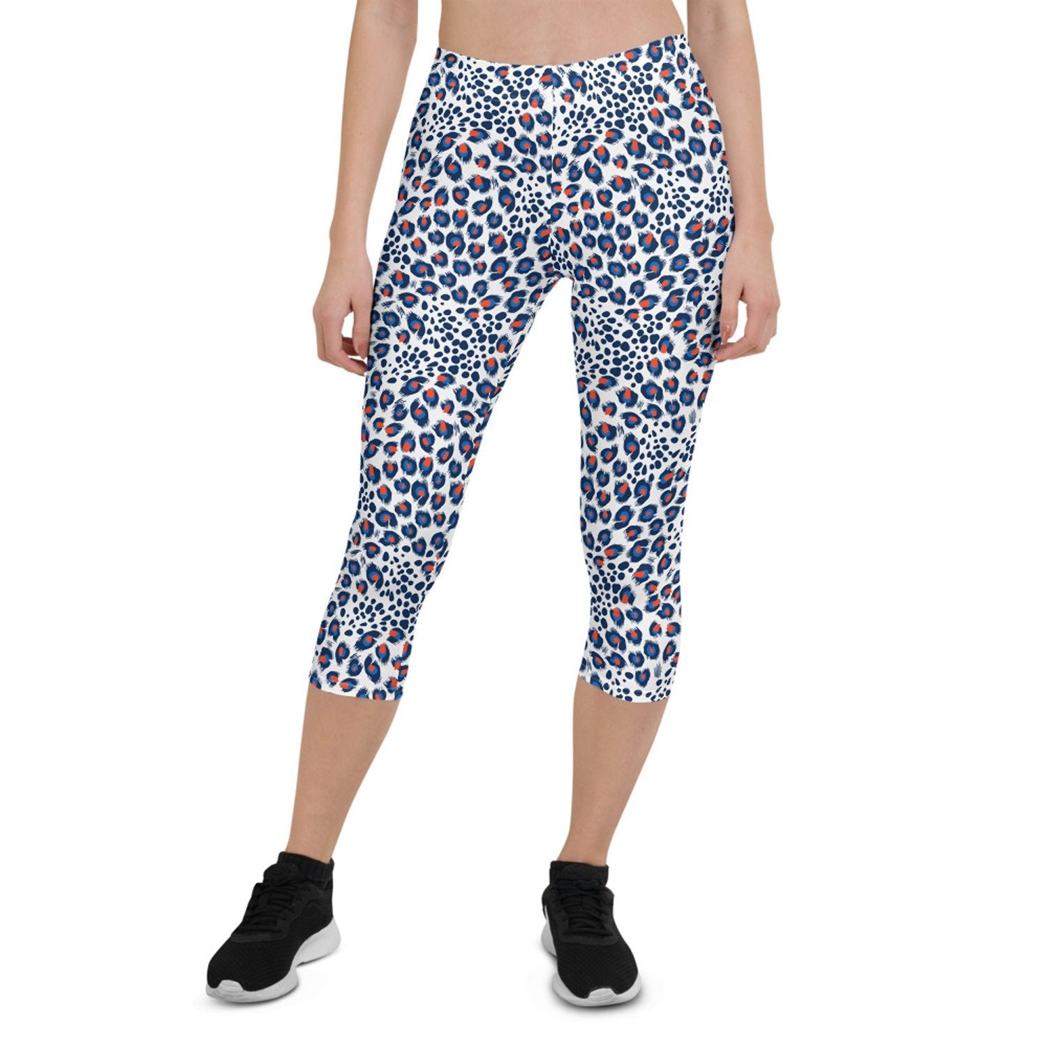 Animal Spots Capri Leggings for Women - Anna's Shop