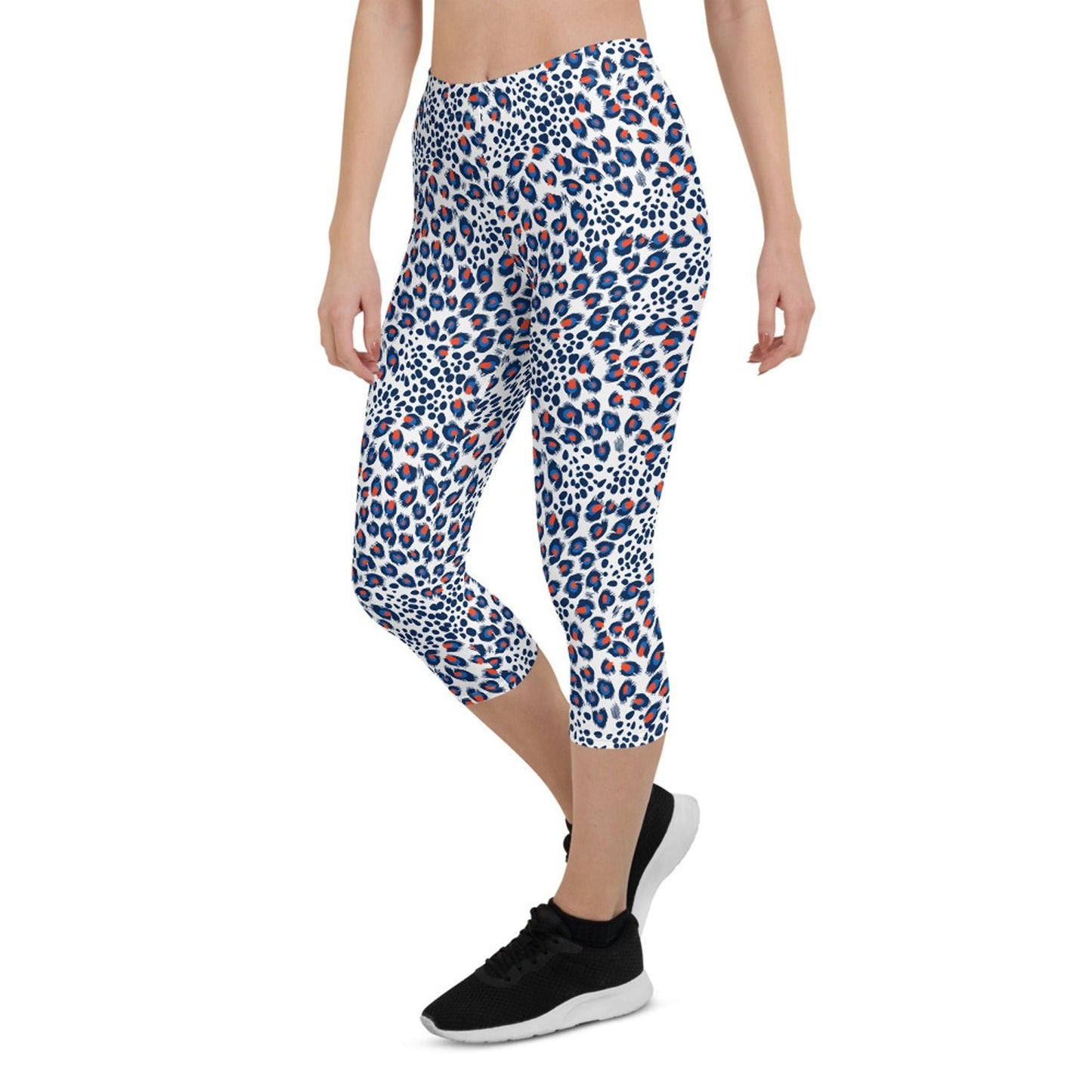 Animal Spots Capri Leggings for Women - Anna's Shop