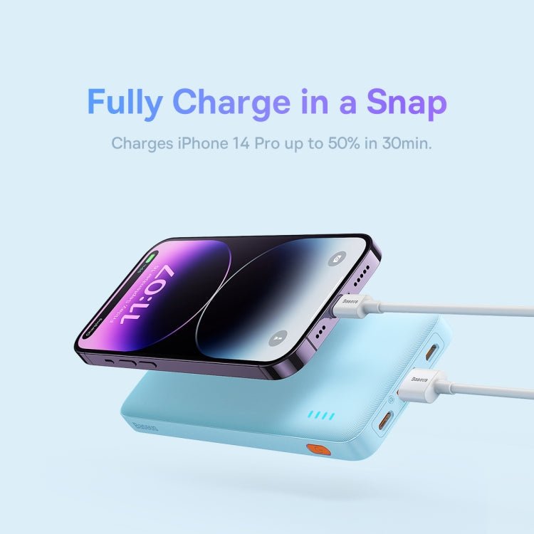 Baseus Airpow Fast Charge Power Bank 10000mAh 20W(Blue) - Anna's Shop