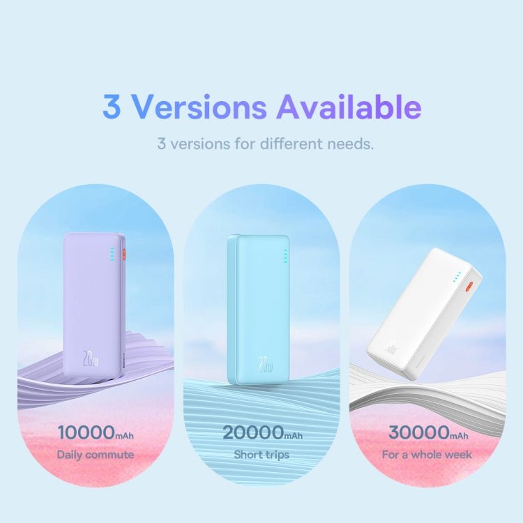 Baseus Airpow Fast Charge Power Bank 10000mAh 20W(Blue) - Anna's Shop