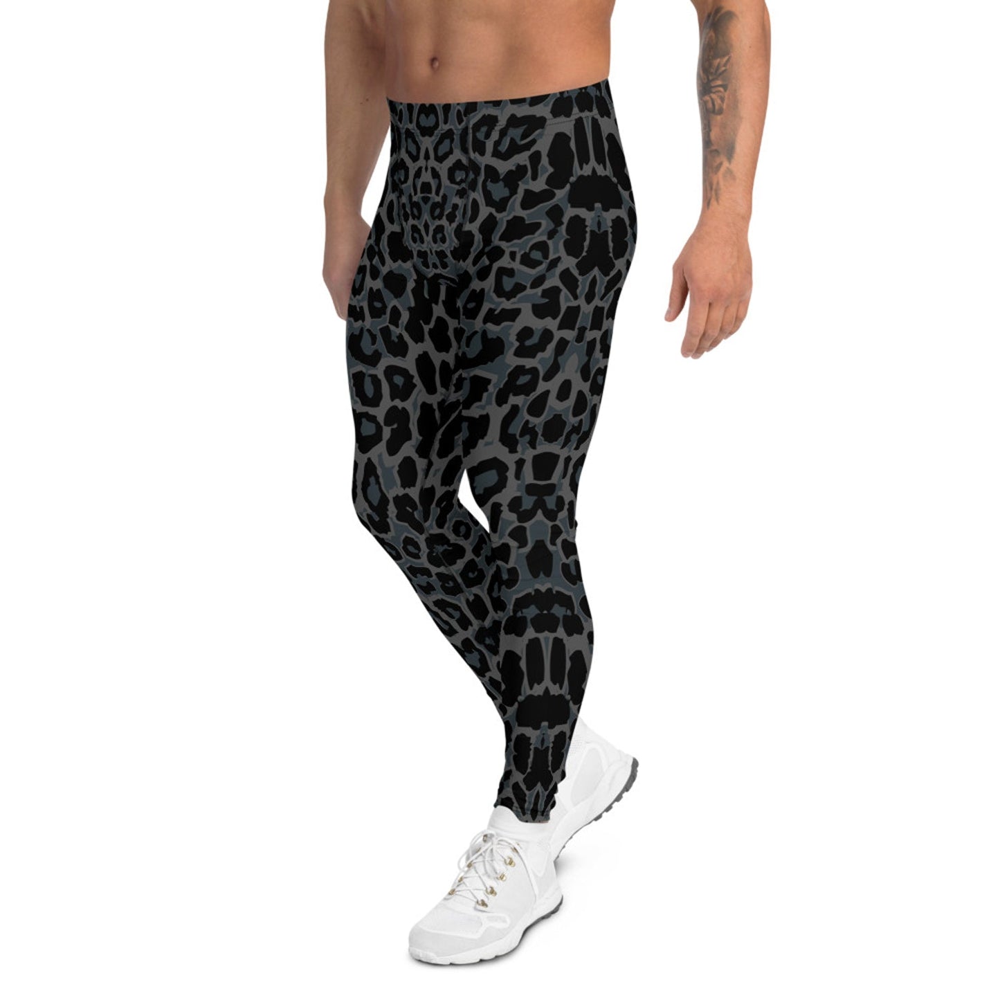 Black Leopard Spots Men's Leggings - Anna's Shop