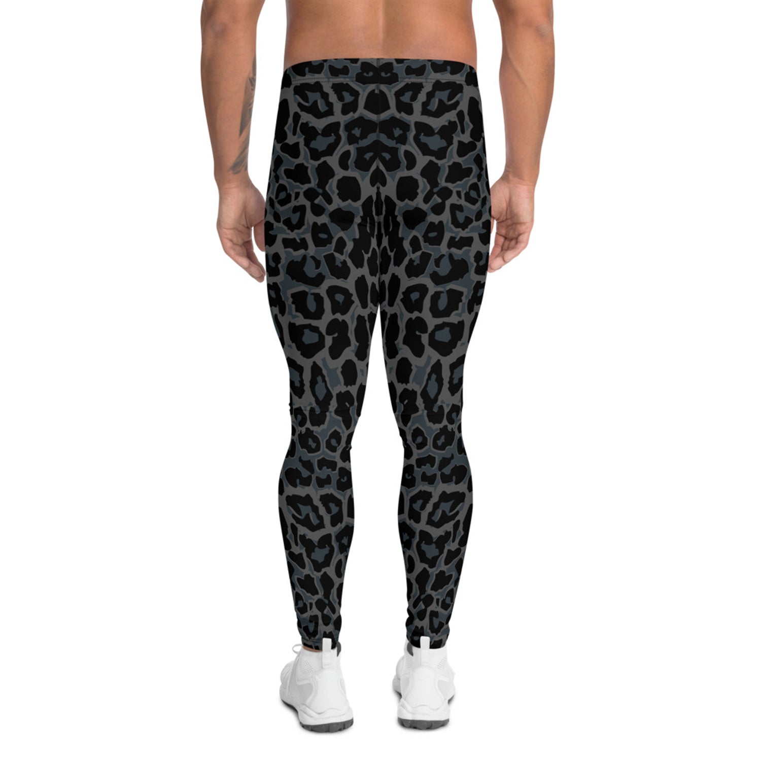 Black Leopard Spots Men's Leggings - Anna's Shop