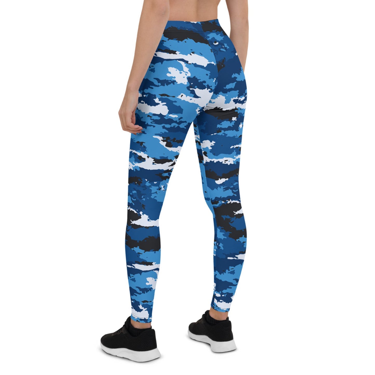 Blue Camo Leggings for Women - Anna's Shop