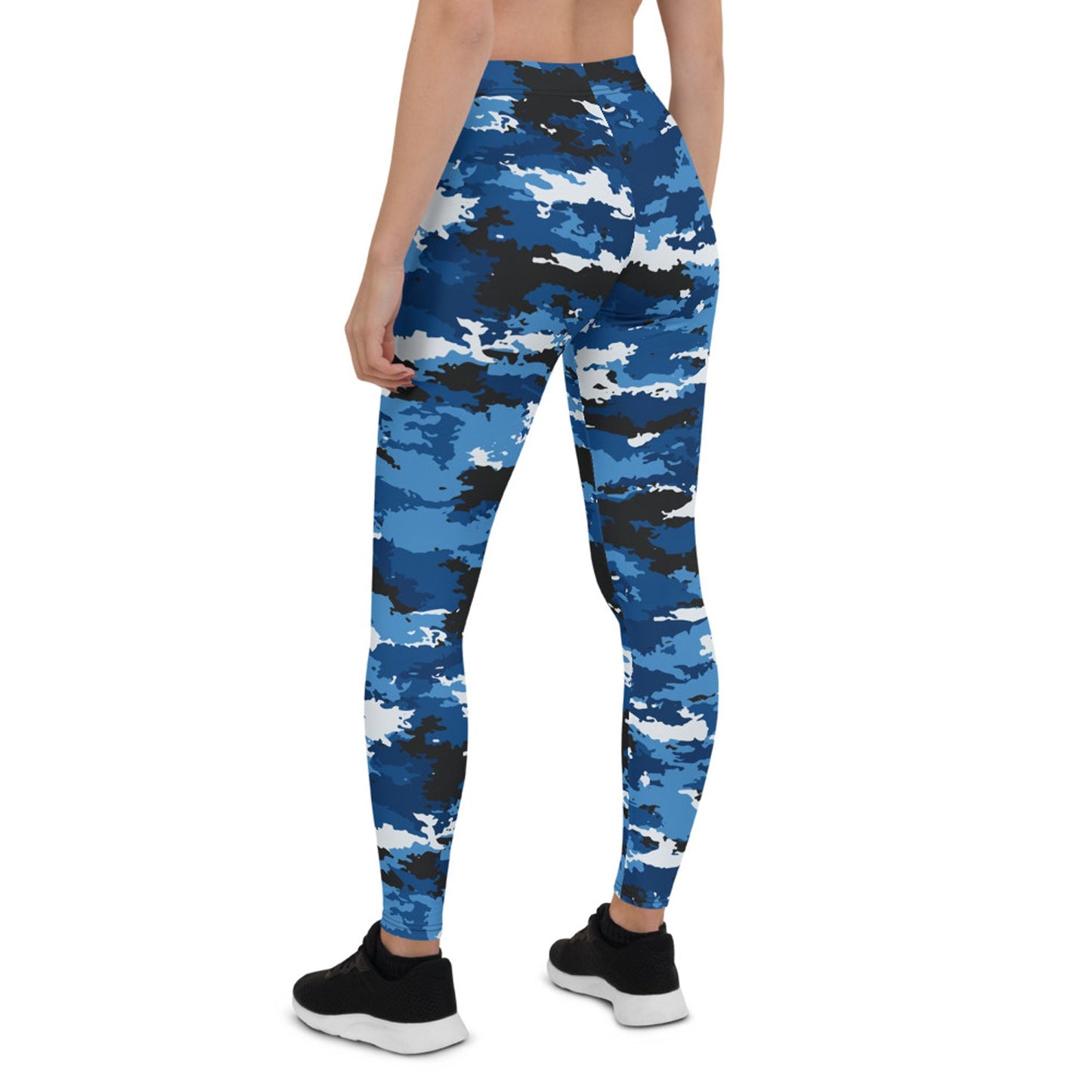 Blue Camo Sports Leggings - Anna's Shop