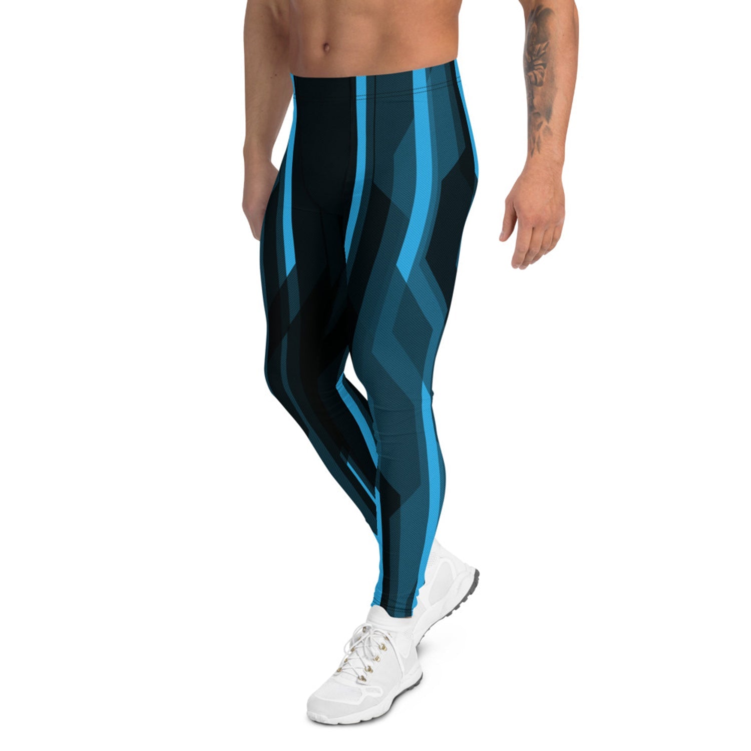 Blue Tron Inspired Leggings for Men - Anna's Shop