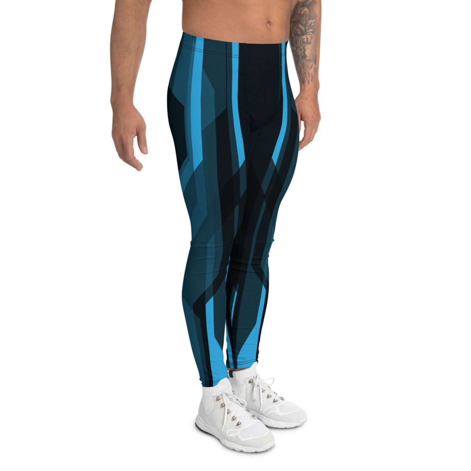 Blue Tron Inspired Leggings for Men - Anna's Shop