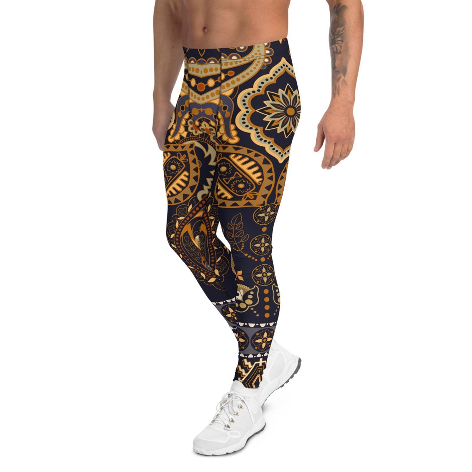 Bohemian Tribal Leggings for Men - Anna's Shop