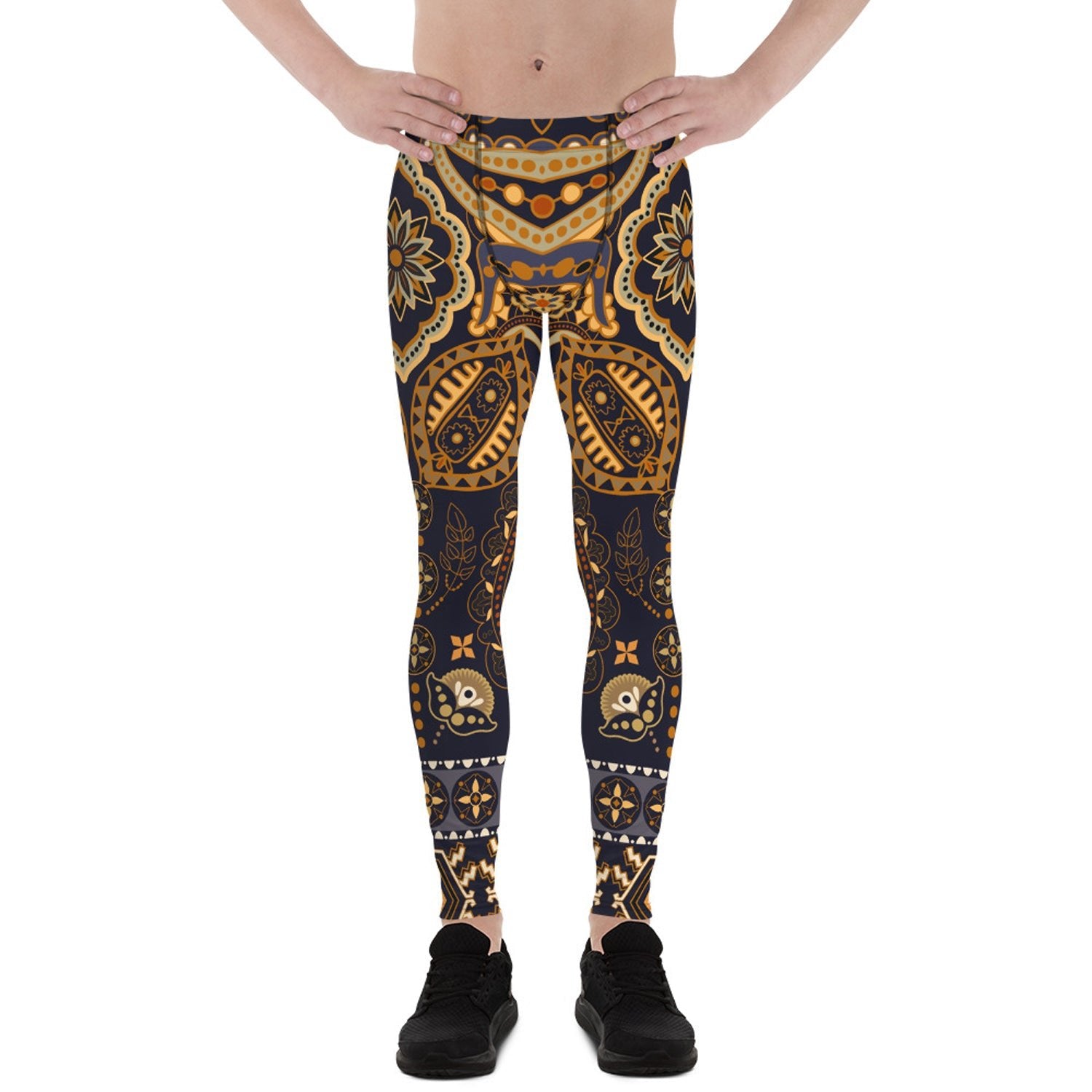 Bohemian Tribal Leggings for Men - Anna's Shop