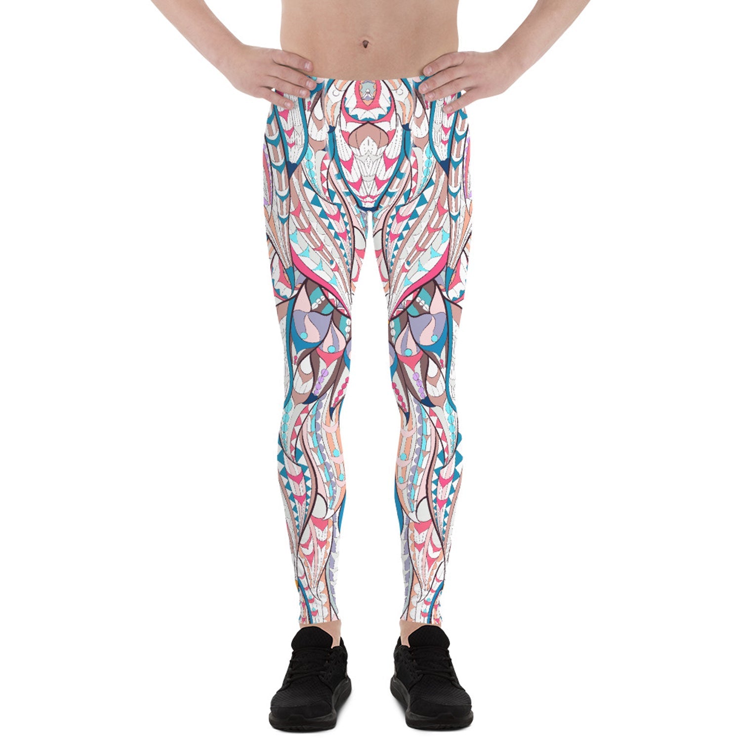 Boho Feather Leggings for Men - Anna's Shop