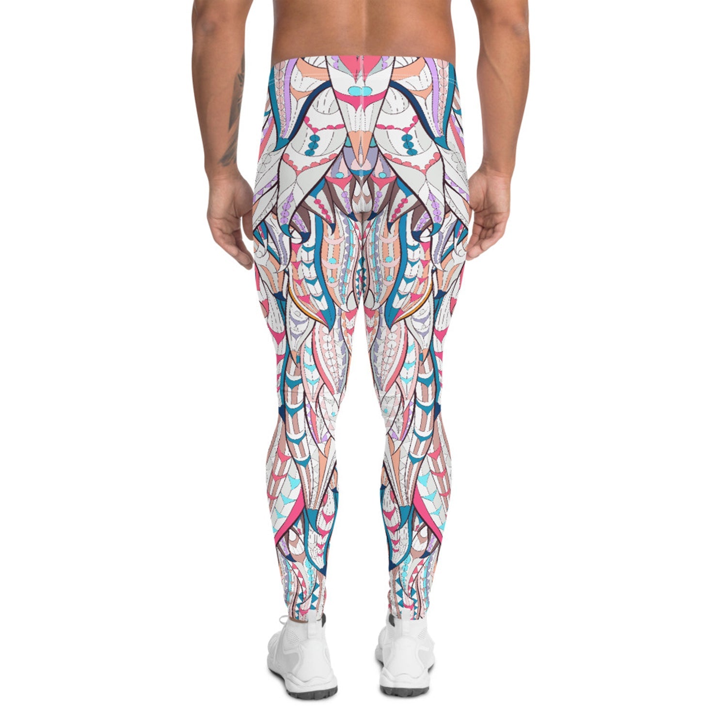 Boho Feather Leggings for Men - Anna's Shop