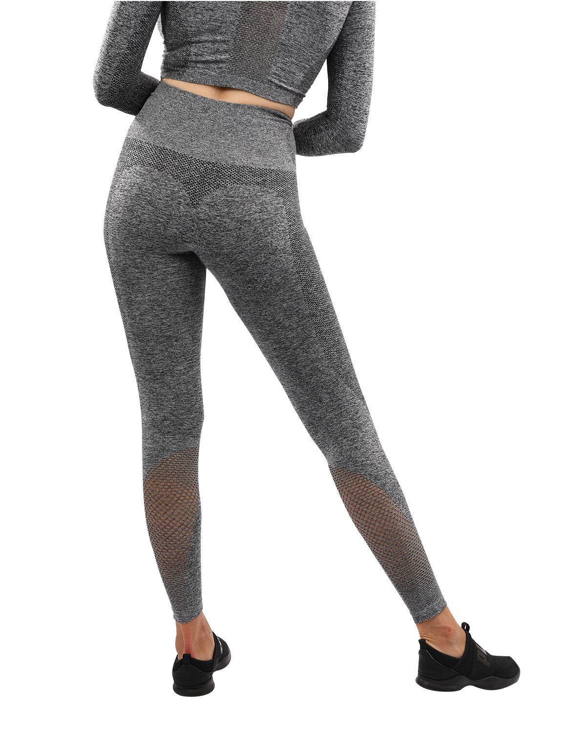 Cadrina Seamless Leggings - Grey - Anna's Shop