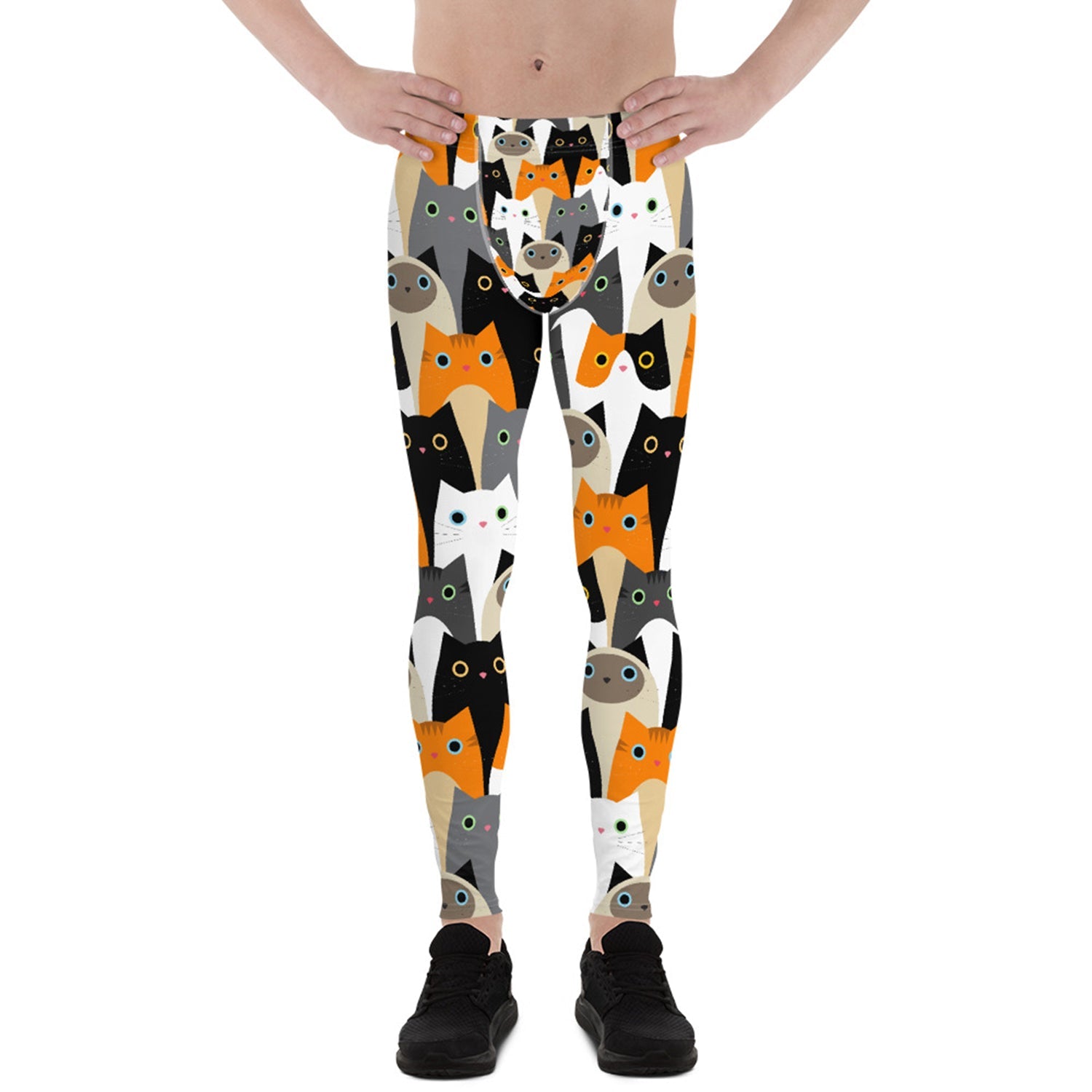 Cat Leggings for Men - Anna's Shop