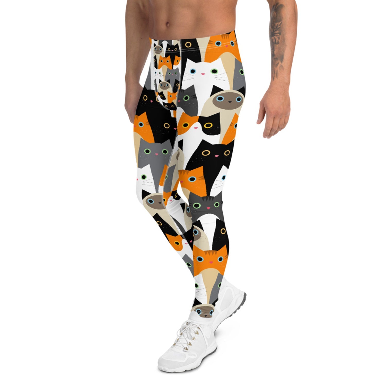 Cat Leggings for Men - Anna's Shop