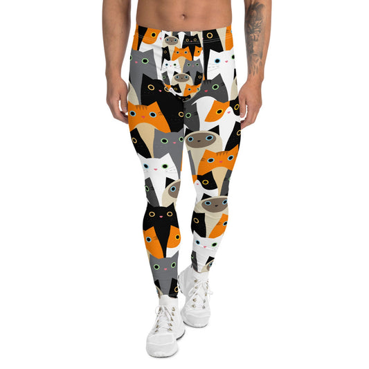 Cat Leggings for Men - Anna's Shop