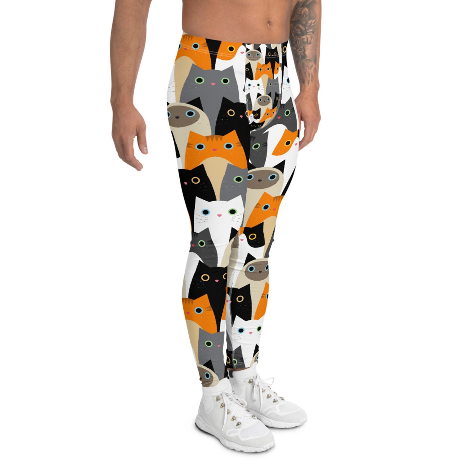 Cat Leggings for Men - Anna's Shop