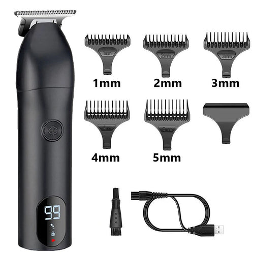 Ceramic Blade Electric Hair Clipper Men Barber Beard Trimmer - Anna's Shop