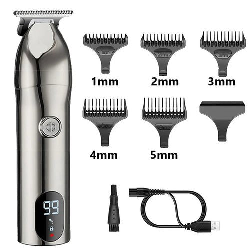 Ceramic Blade Electric Hair Clipper Men Barber Beard Trimmer - Anna's Shop