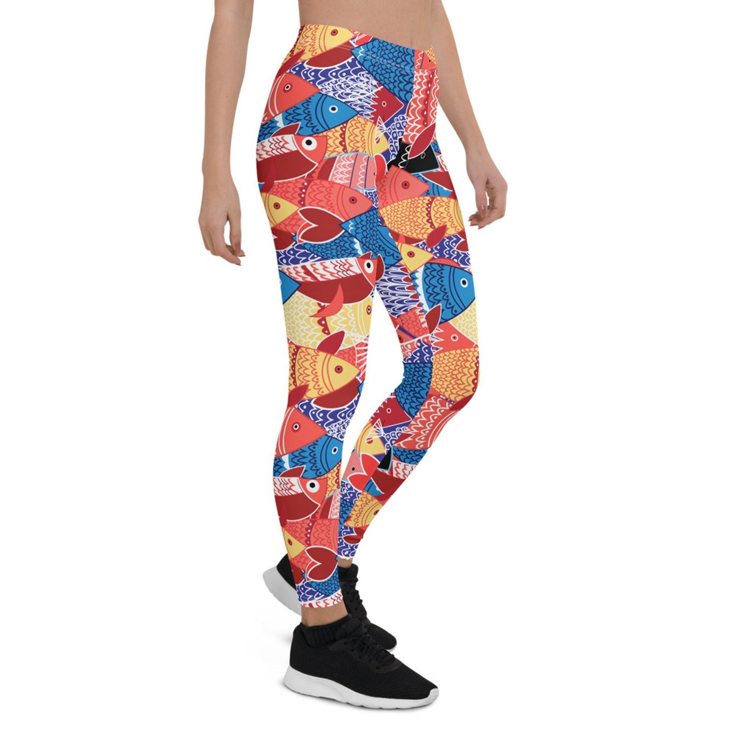 Colorful Fish Leggings for Women - Anna's Shop