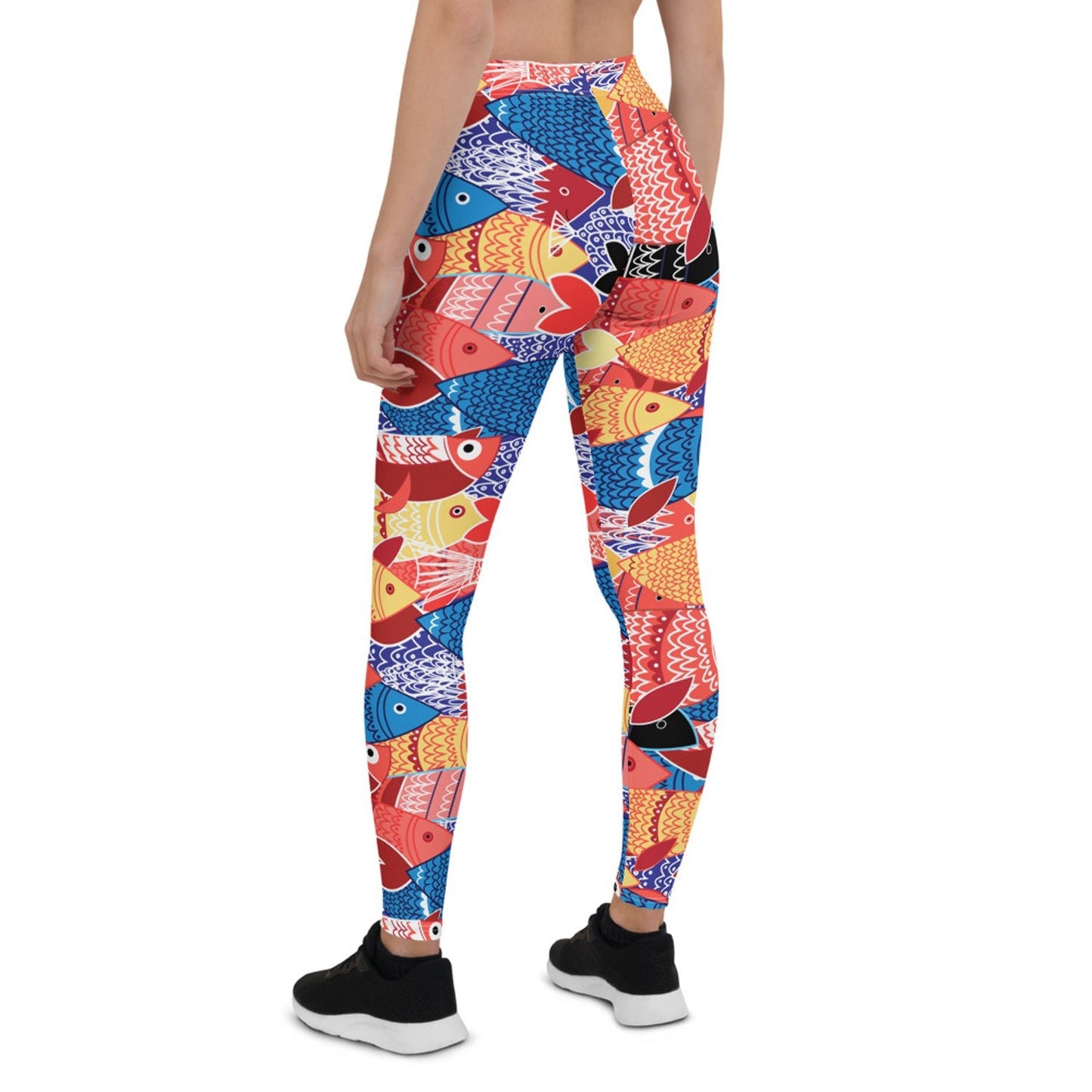 Colorful Fish Leggings for Women - Anna's Shop