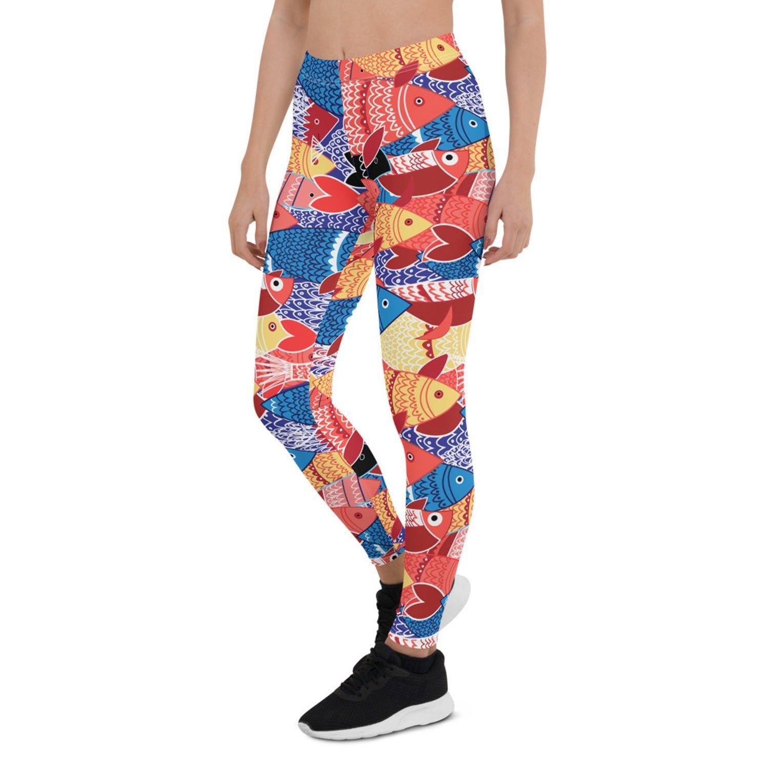 Colorful Fish Leggings for Women - Anna's Shop