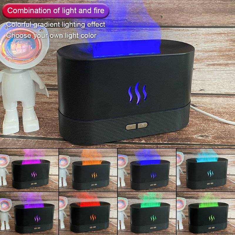 Colorful Flame Air Humidifier USB Aroma Diffuser - Anna's Shop