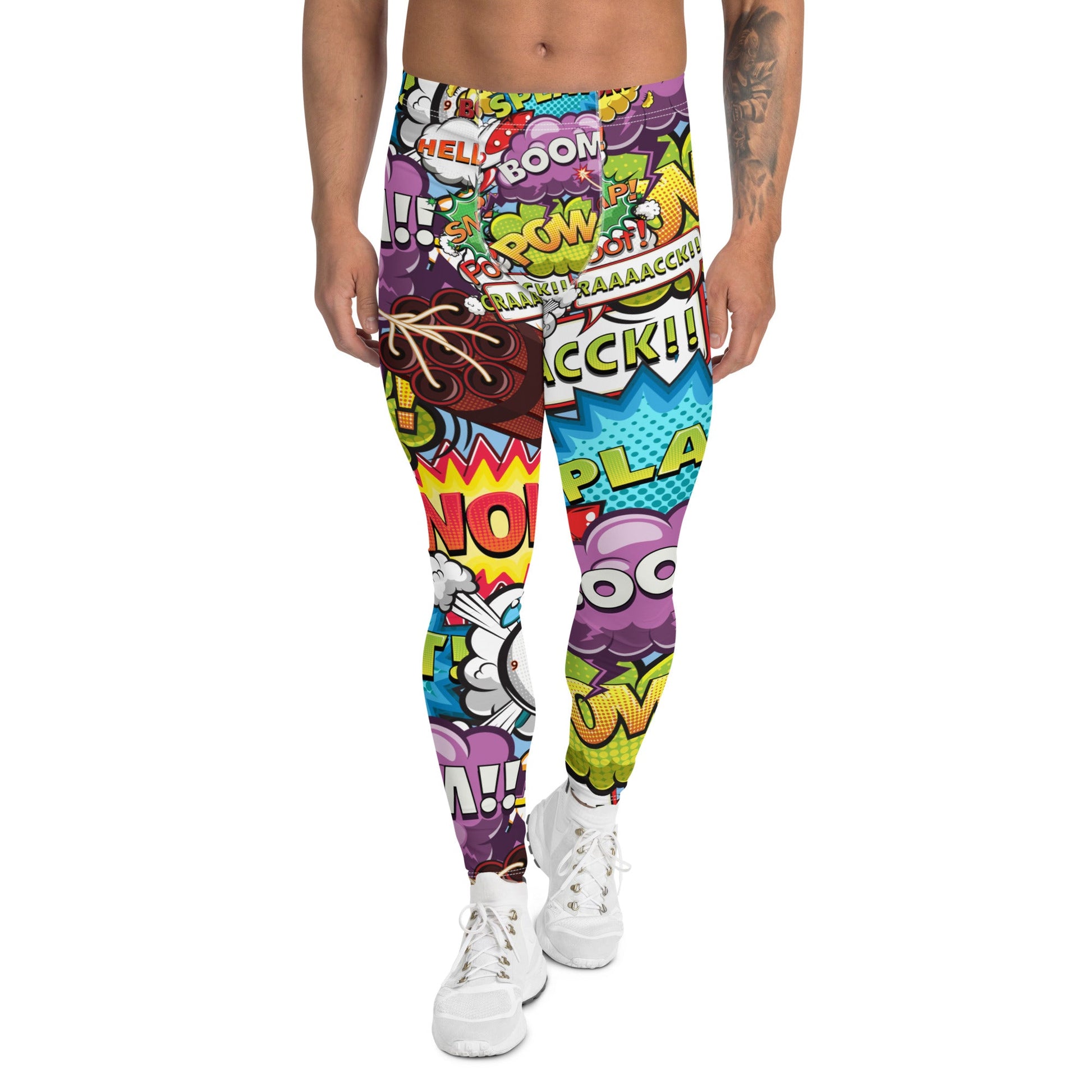 Comic Pop Art Leggings for Men - Anna's Shop