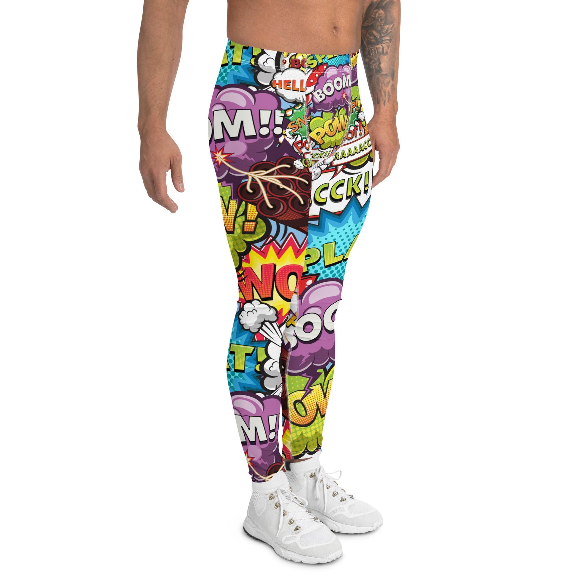 Comic Pop Art Leggings for Men - Anna's Shop