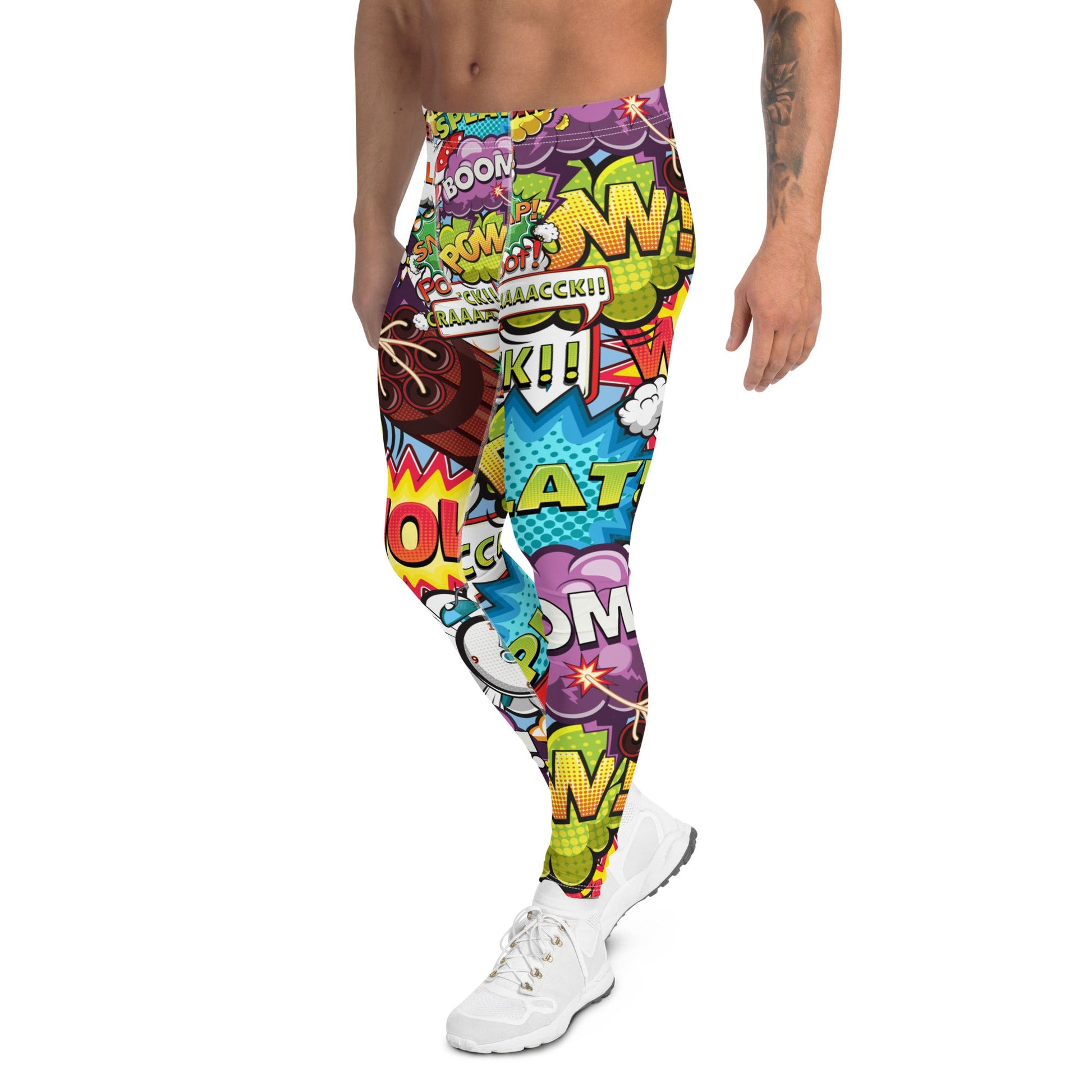 Comic Pop Art Leggings for Men - Anna's Shop