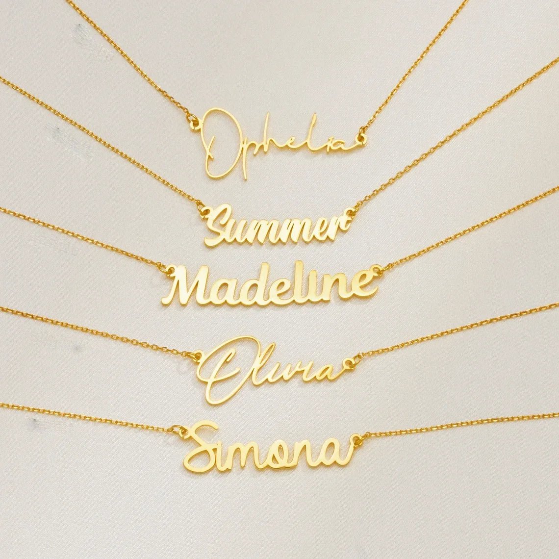 Custom Name Necklace - Sexikinis Swim - Anna's Shop