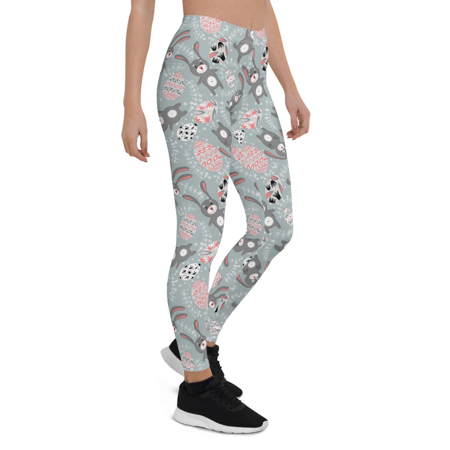 Cute Easter Bunny Leggings for Women - Anna's Shop