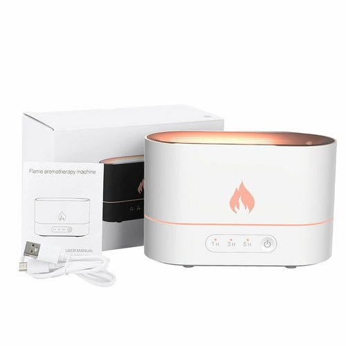 Double Color Flame Diffuser Essential Oils Fragrance Aroma Air - Anna's Shop