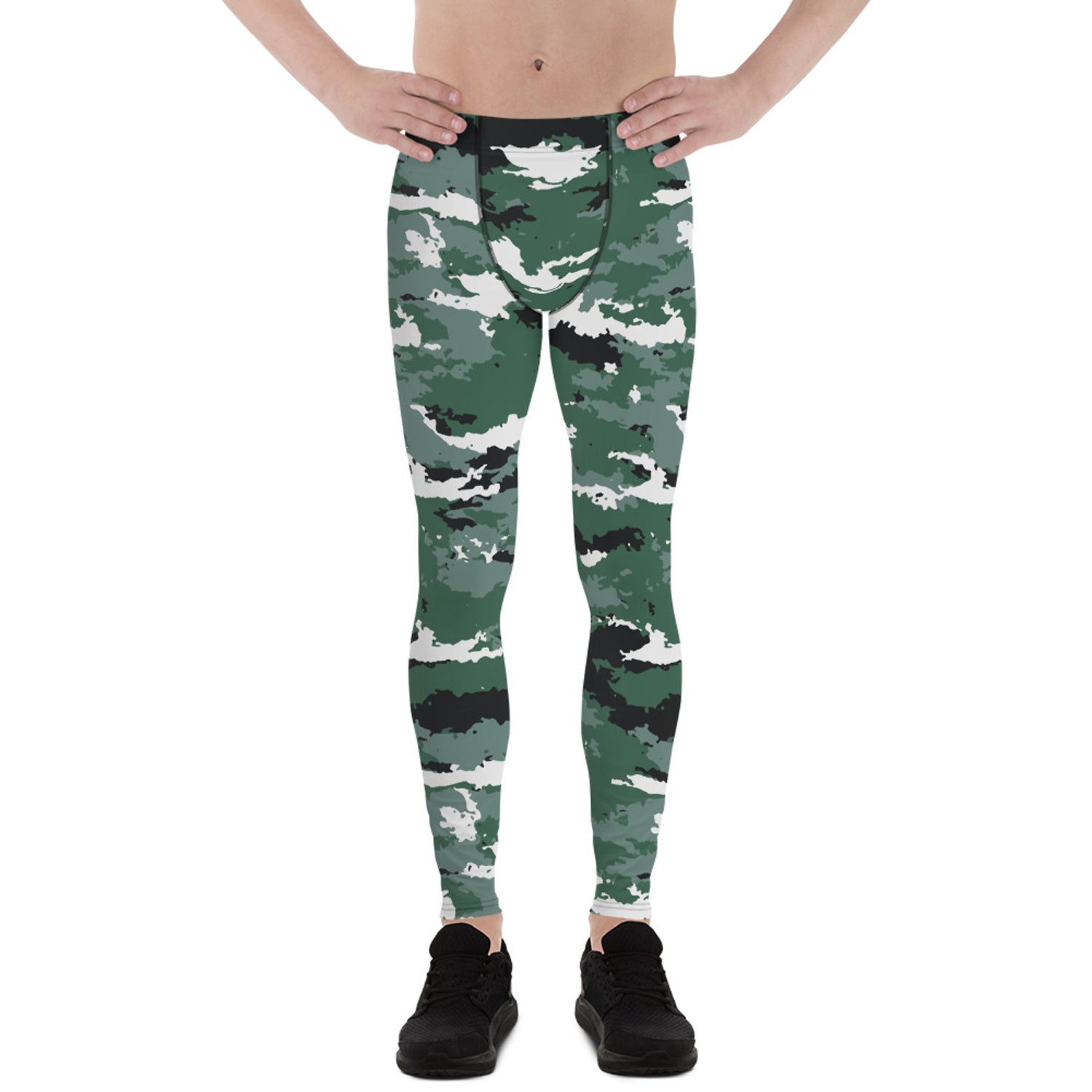 Earth Green Camo Leggings for Men - Anna's Shop