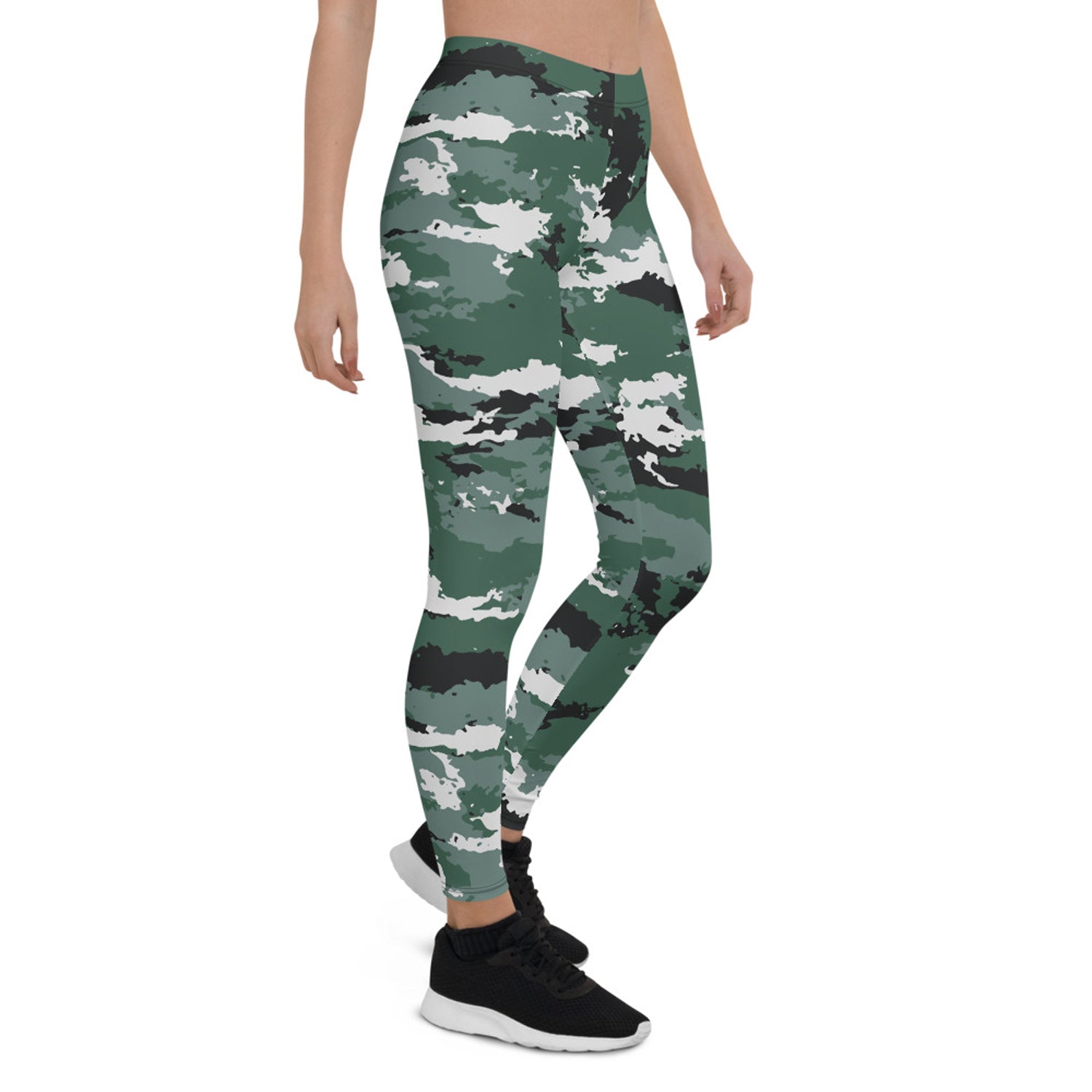 Earth Green Camo Leggings for Women - Anna's Shop