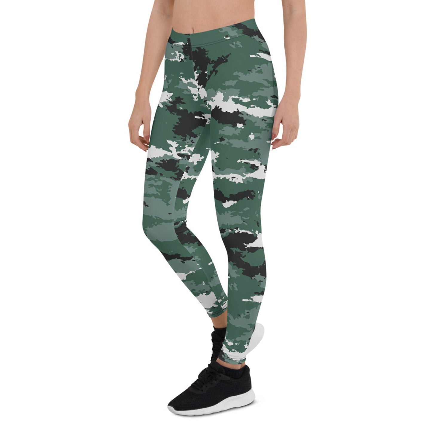 Earth Green Camo Leggings for Women - Anna's Shop