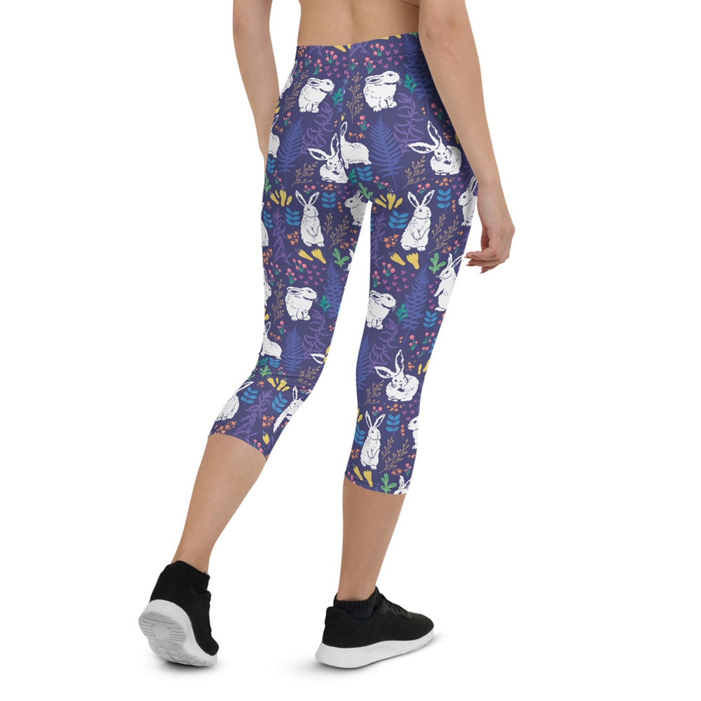 Easter Bunnies Capri Leggings for Women - Anna's Shop