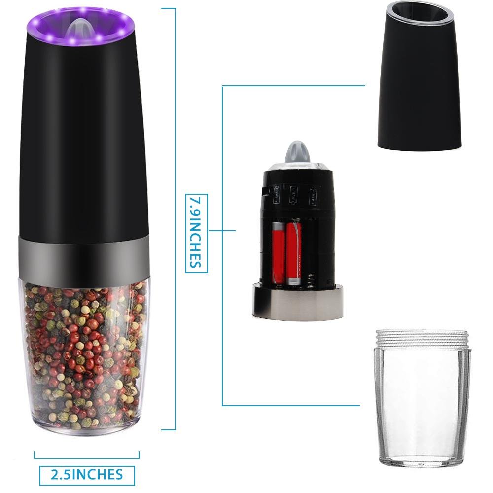 Electric Gravity Sensor Automatic Pepper Grinder Kitchen Tools - Anna's Shop