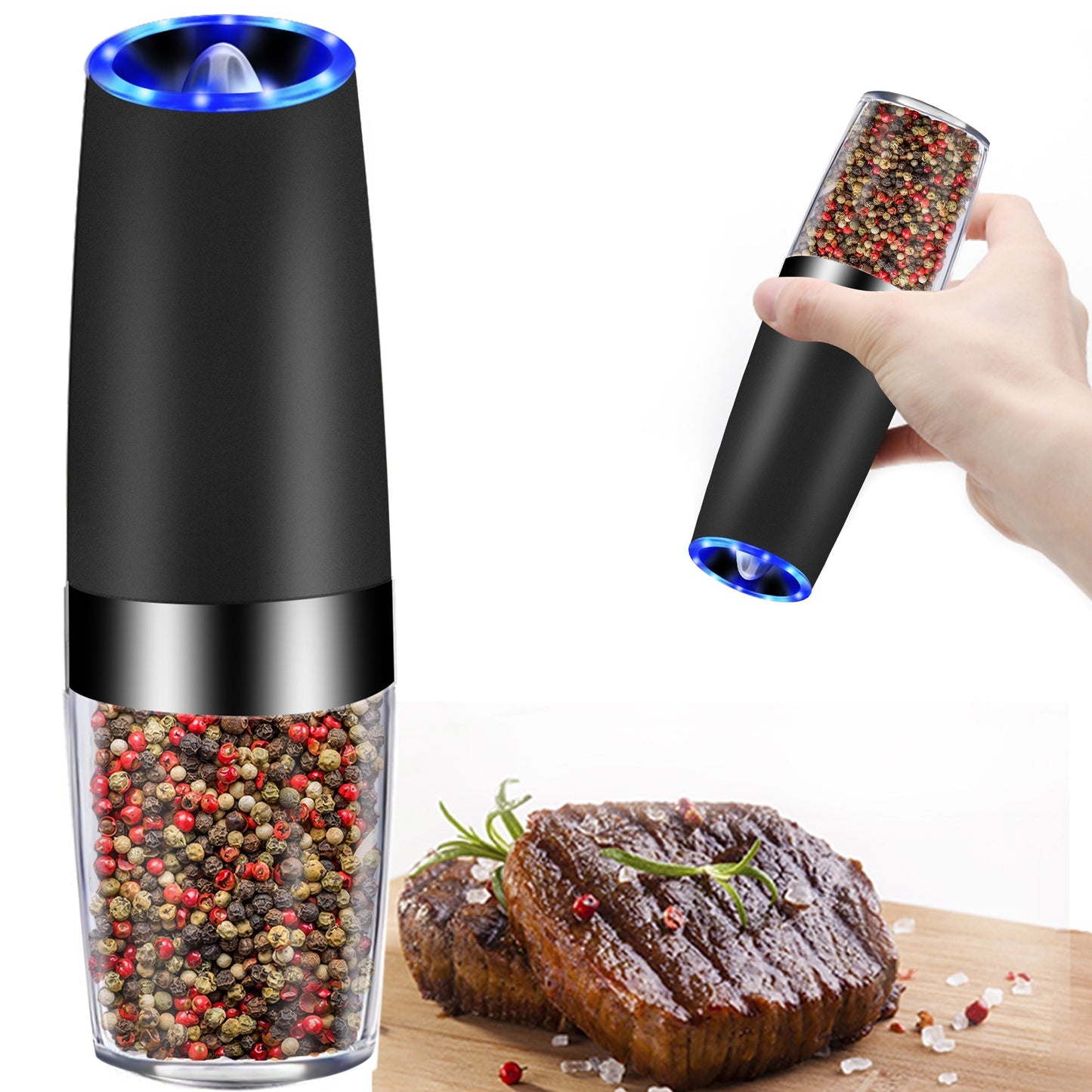 Electric Gravity Sensor Automatic Pepper Grinder Kitchen Tools - Anna's Shop