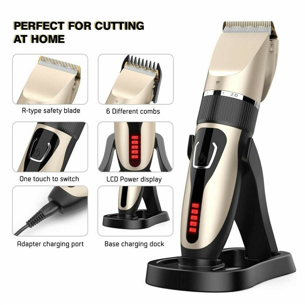 Electric Hair Clipper Men Trimmer Cutting Beard Haircut Kit - Anna's Shop