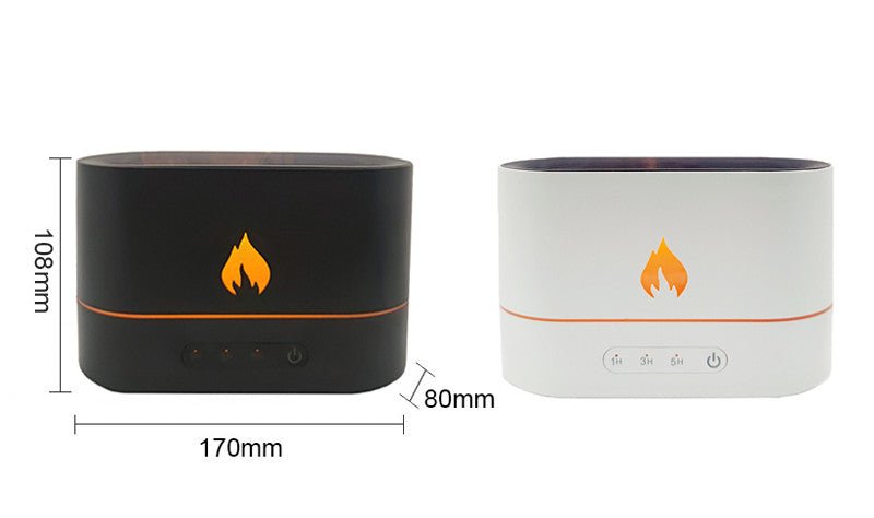 Essential Oil Diffuser With Flaming Effect And Timer - Anna's Shop