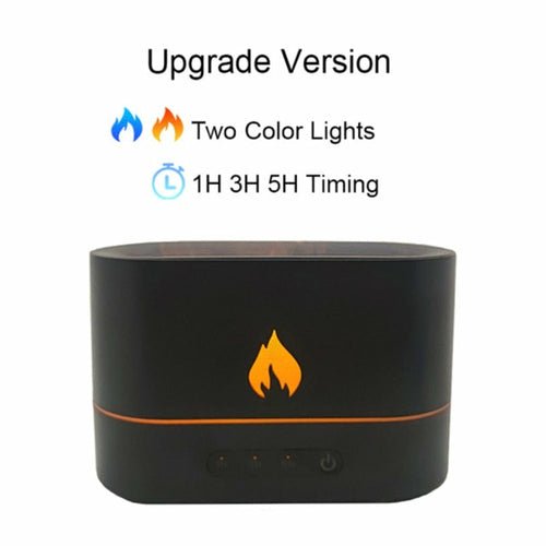 Essential Oil Diffuser With Flaming Effect And Timer - Anna's Shop