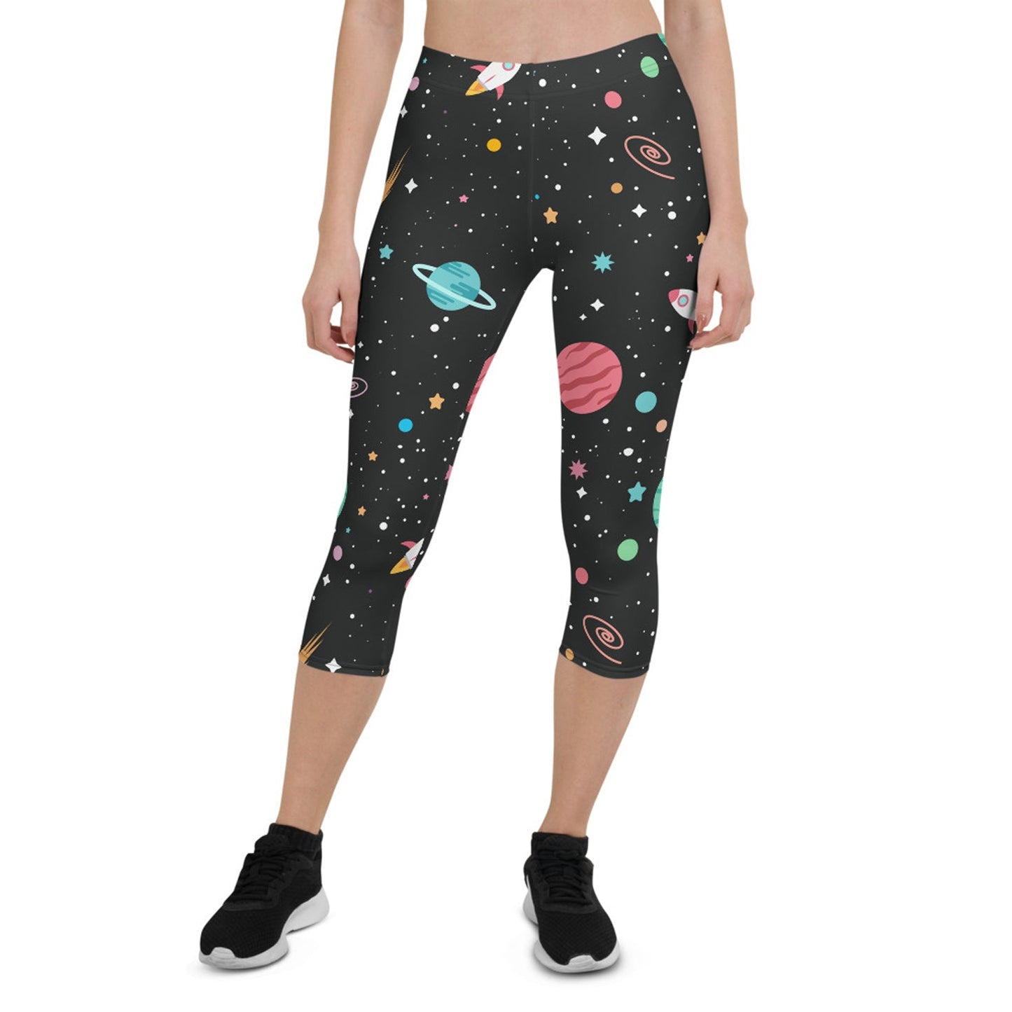 Galaxy Capri Leggings for Women - Anna's Shop