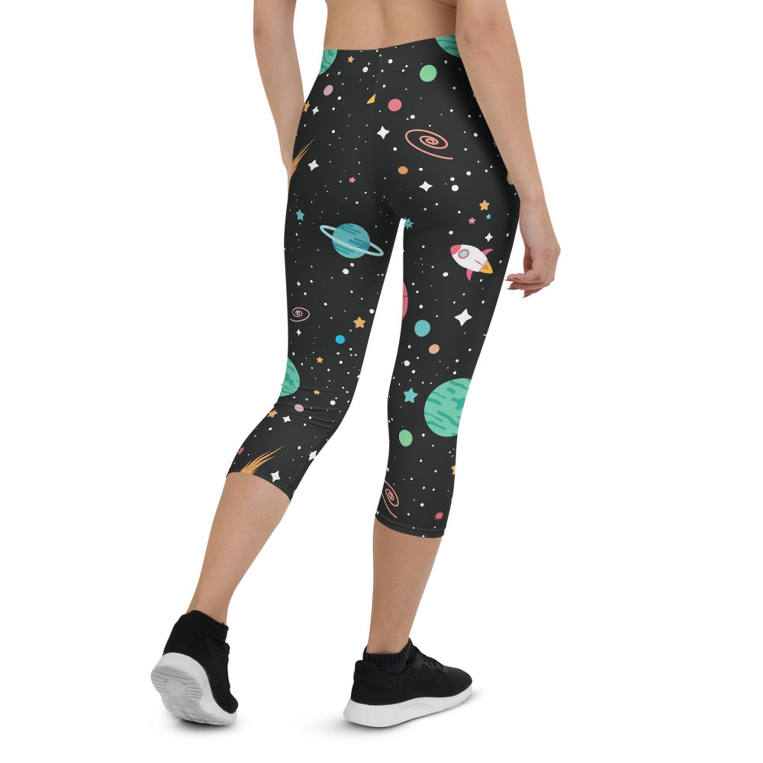 Galaxy Capri Leggings for Women - Anna's Shop