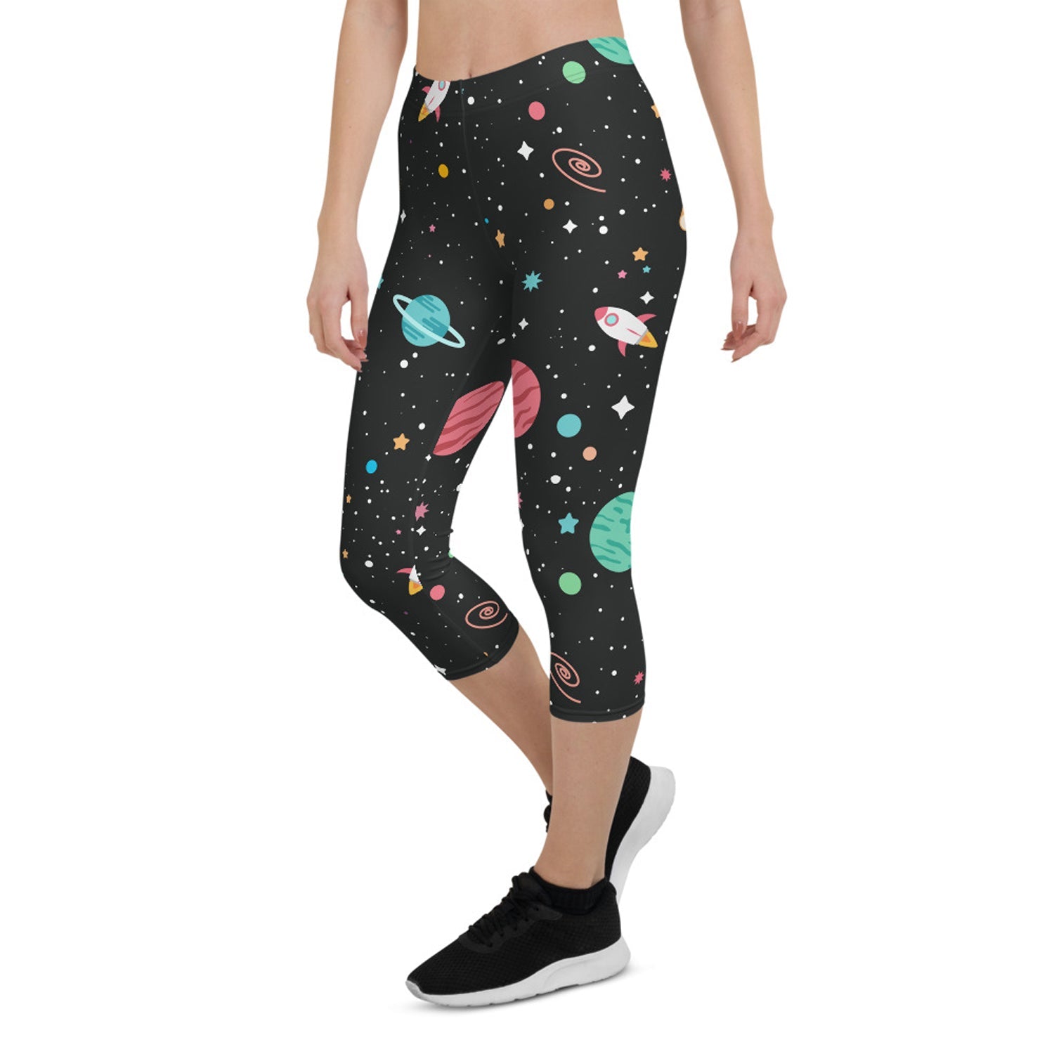 Galaxy Capri Leggings for Women - Anna's Shop