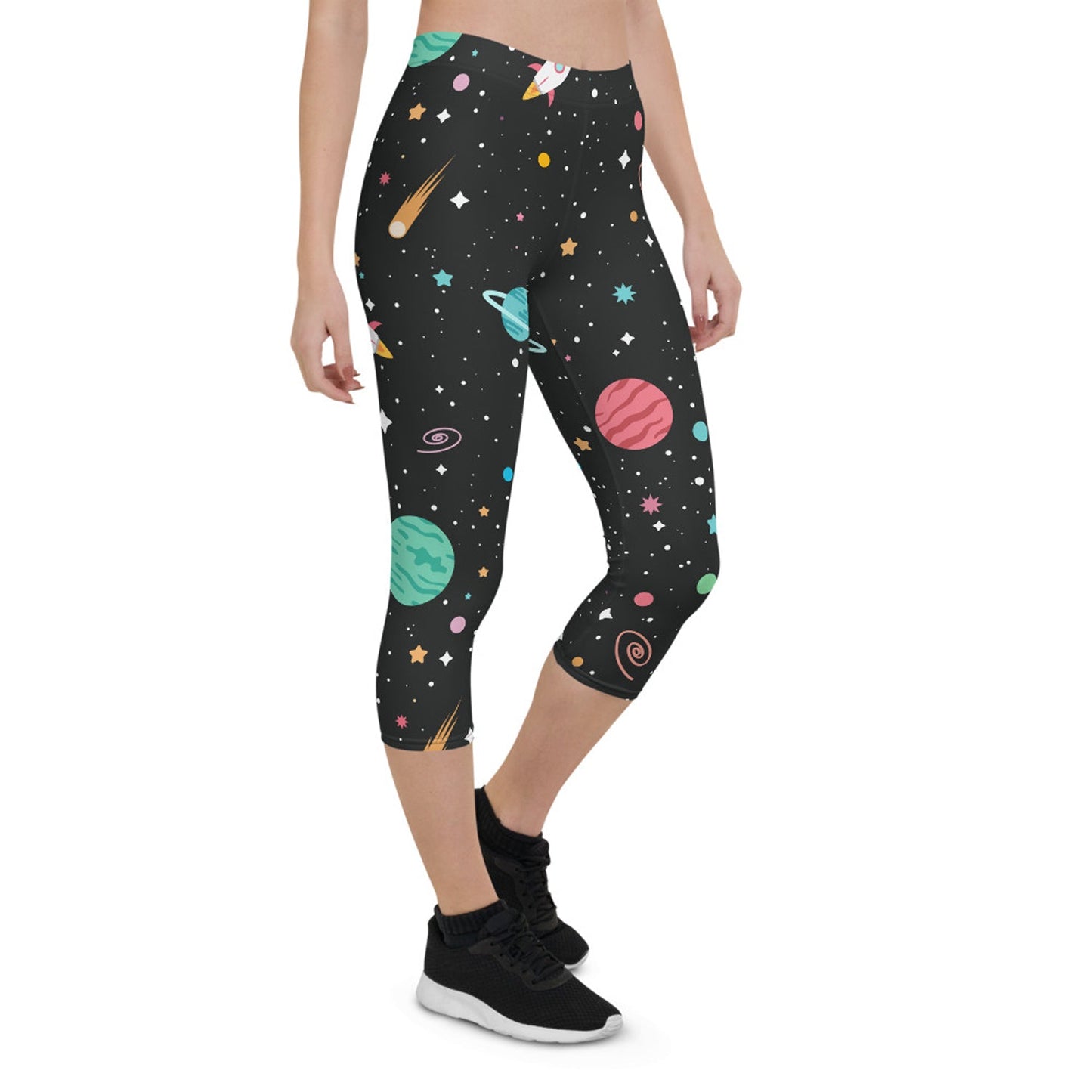 Galaxy Capri Leggings for Women - Anna's Shop