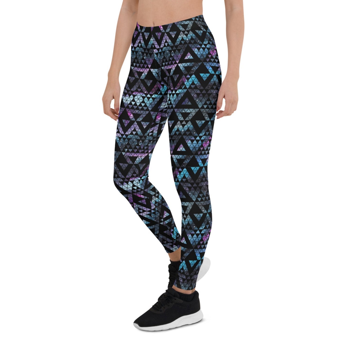 Geometric Galaxy Leggings for Women - Anna's Shop